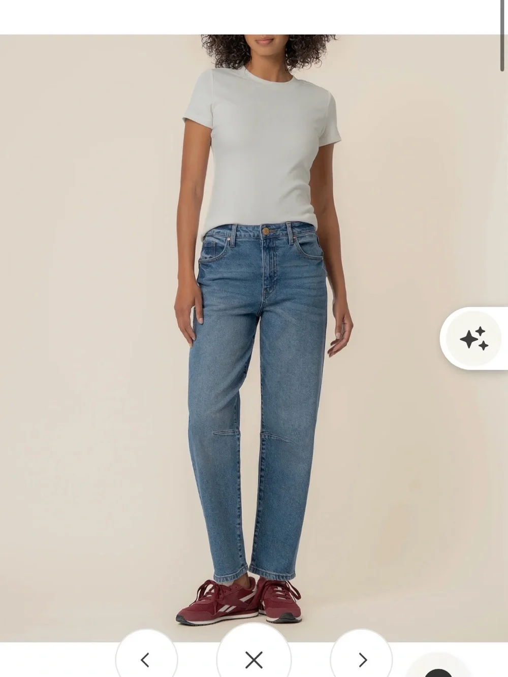 Kut from the Kloth Ashley High Rise Barrel Jeans